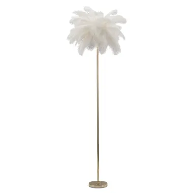 LAMPA STOJĄCA PALM BIAŁA 55X160 cm